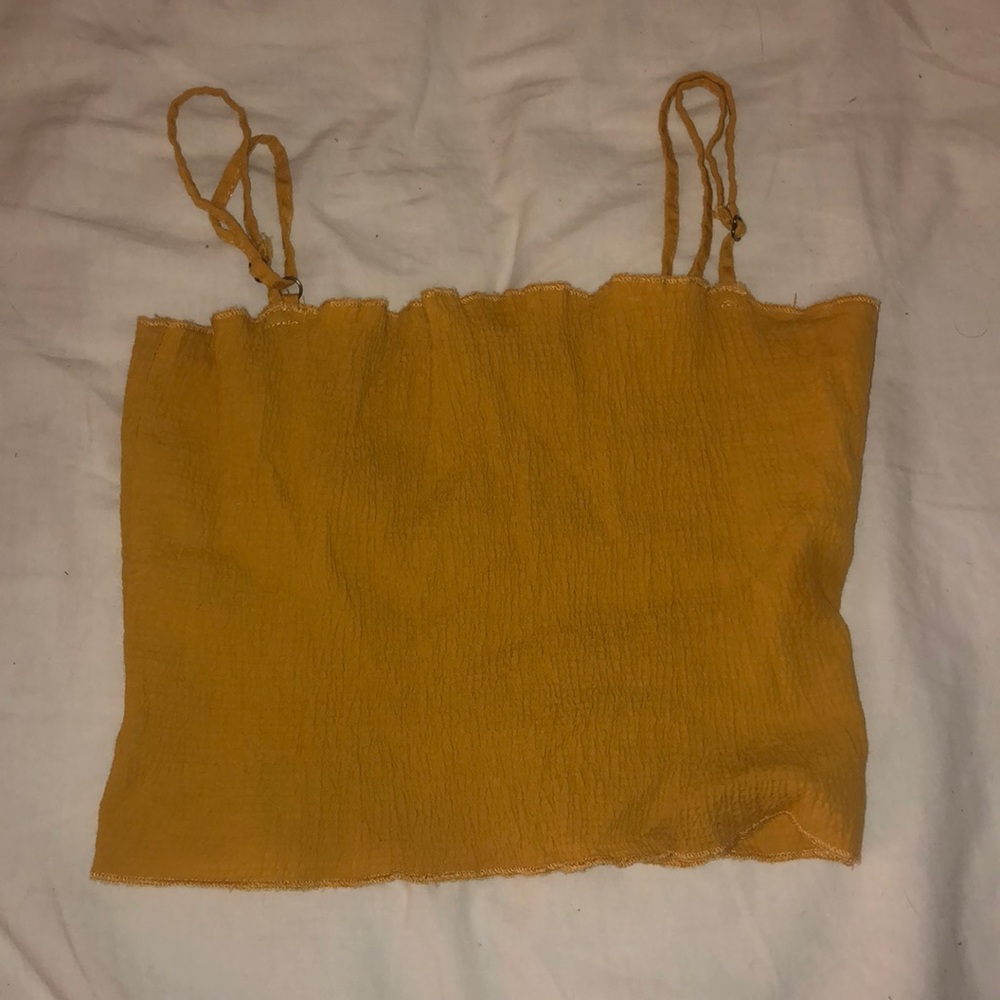 pacsun yellow tank top